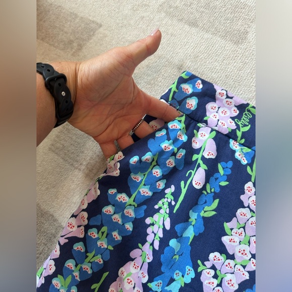 Lilly Pulitzer Jarvey Foxglove Floral Skort (Size 10) - Picture 4 of 10